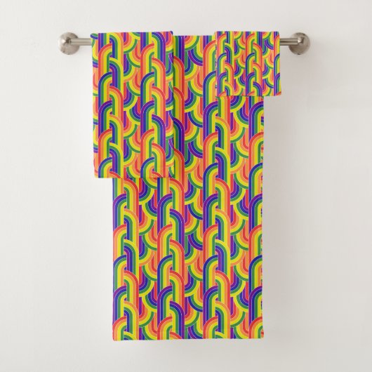 Motif Rainbow moderne (En situation)