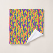 Motif Rainbow moderne (Gant de toilette)