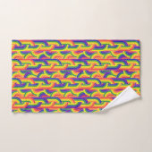 Motif Rainbow moderne (Serviette à main)