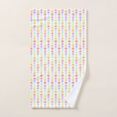 Motif Rainbow Pastel Dots (Serviette à main)