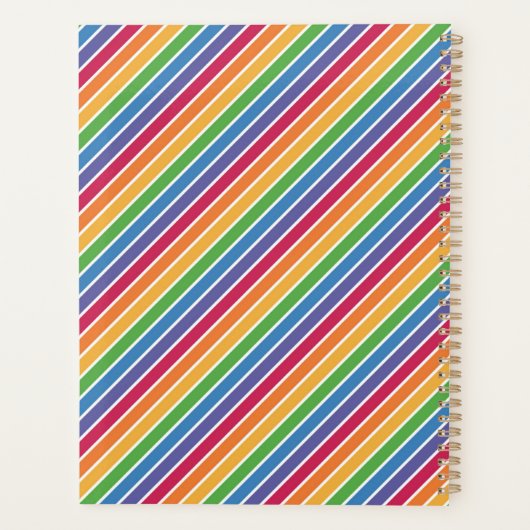 Motif Rainbow Stripes (Dos)