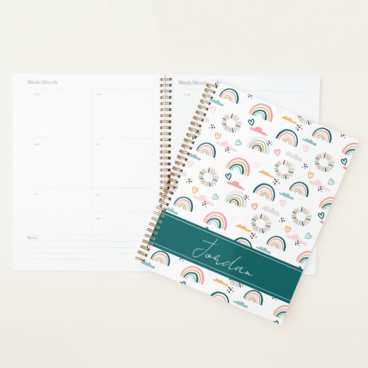 Motif Rainbows & Hearts (Devant avec enveloppe)