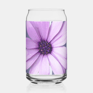 motif rayé avec des pâquerettes violettes