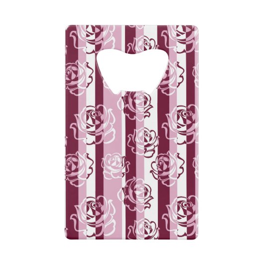 Motif rayé avec des roses (Devant)