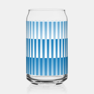 Motif rayé bleu blanc