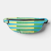 Motif rayé bleu jaune vert (Poser)