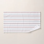 Motif rayé élégant. (Serviette à main)