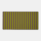 Motif rayé en chocolat brun et vert olive (Recto)