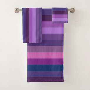Motif rayé lavande et prune rêveur