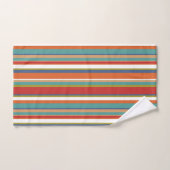 Motif rayé multicolore (Serviette à main)