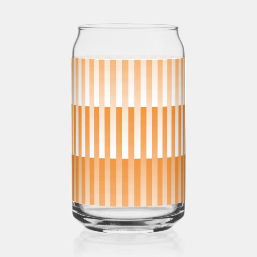 Motif rayé orange et blanc (Recto)
