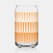 Motif rayé orange et blanc (Gauche)