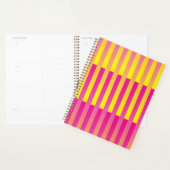 Motif rayé orange jaune rose (Devant avec enveloppe)