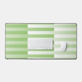 Motif rayé vert blanc (Clavier et souris)