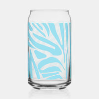 Motif rayé zèbre bleu