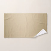 Motif rayure or et crème (Serviette à main)