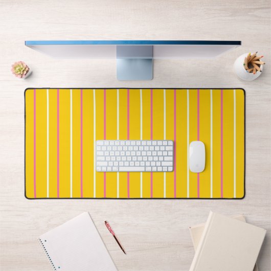 Motif rayure verticale jaune (Bureau 1)