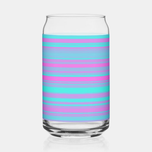 Motif Rayures Bleu Violet Rose (Recto)