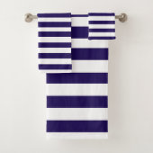Motif rayures indigo et blanc (En situation)