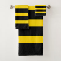 Motif rayures noir et jaune