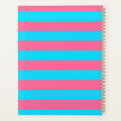 Motif rayures rose bleu (Dos)