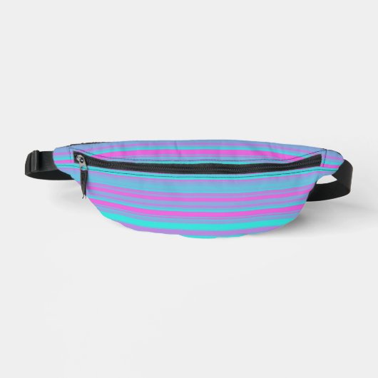 Motif Rayures Rose Violet Bleu (Recto)