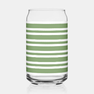 Motif rayures vertes blanches