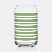 Motif rayures vertes blanches (Droite)