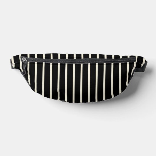 Motif rayures verticales noir et blanc classique (Poser)