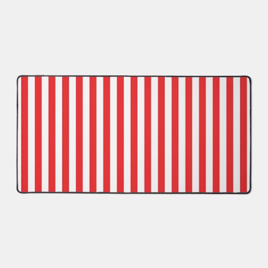 Motif rayures verticales rouges et blanches classi (Recto)