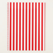 Motif rayures verticales rouges et blanches classi (Devant)