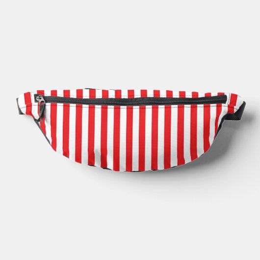 Motif rayures verticales rouges et blanches classi (Poser)
