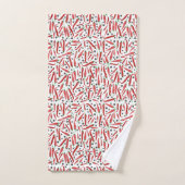 Motif Red Chili Peppers (Serviette à main)