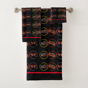 Motif Red et Black Gamer