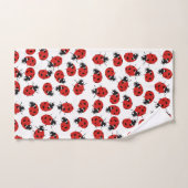 Motif Red Ladybug (Serviette à main)