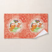 motif renard et papillon (Serviette à main)