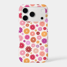 Motif Répété de Fleurs Colorées