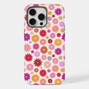 Motif Répété de Fleurs Colorées