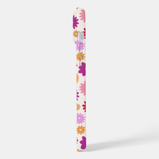 Motif Répété de Fleurs Colorées (Côté gauche)