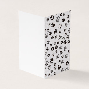 Motif répété des pattes de chat