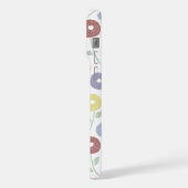 Motif Répété Fleur Floue Pastels sur Blanc (Côté gauche)