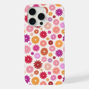 Motif Répétitif de Fleurs Colorées
