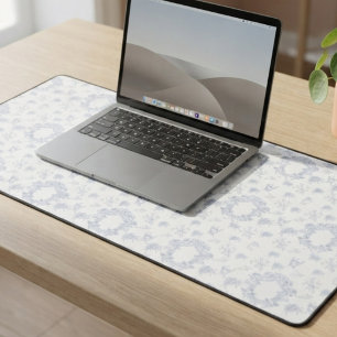 Motif répétitif de toile bleue victorienne