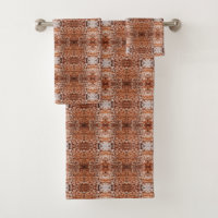 Motif répétitif en techniques mixtes de coupe tran