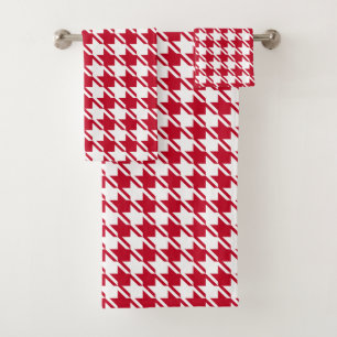 Motif répétitif Red Houndstooth