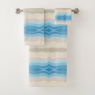 Motif Répétitif Salé Rivage Côtier Ondoyant