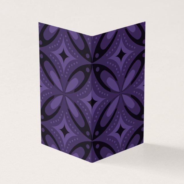 Motif rétro couleur violet foncé (Outside)