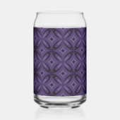 Motif Rétro de Couleur Violet Foncé (Verso)