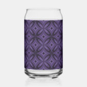 Motif Rétro de Couleur Violet Foncé (Gauche)
