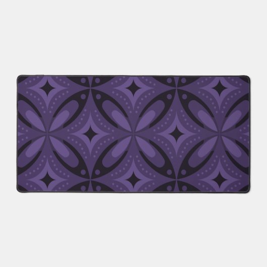 Motif Rétro de Couleur Violet Foncé (Recto)